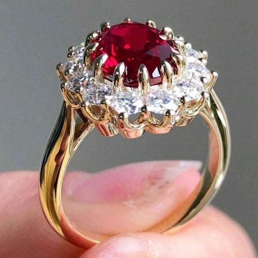 - DIAMOND WEDDING RING ENGAGEMENT RING - Picture 3 of 12